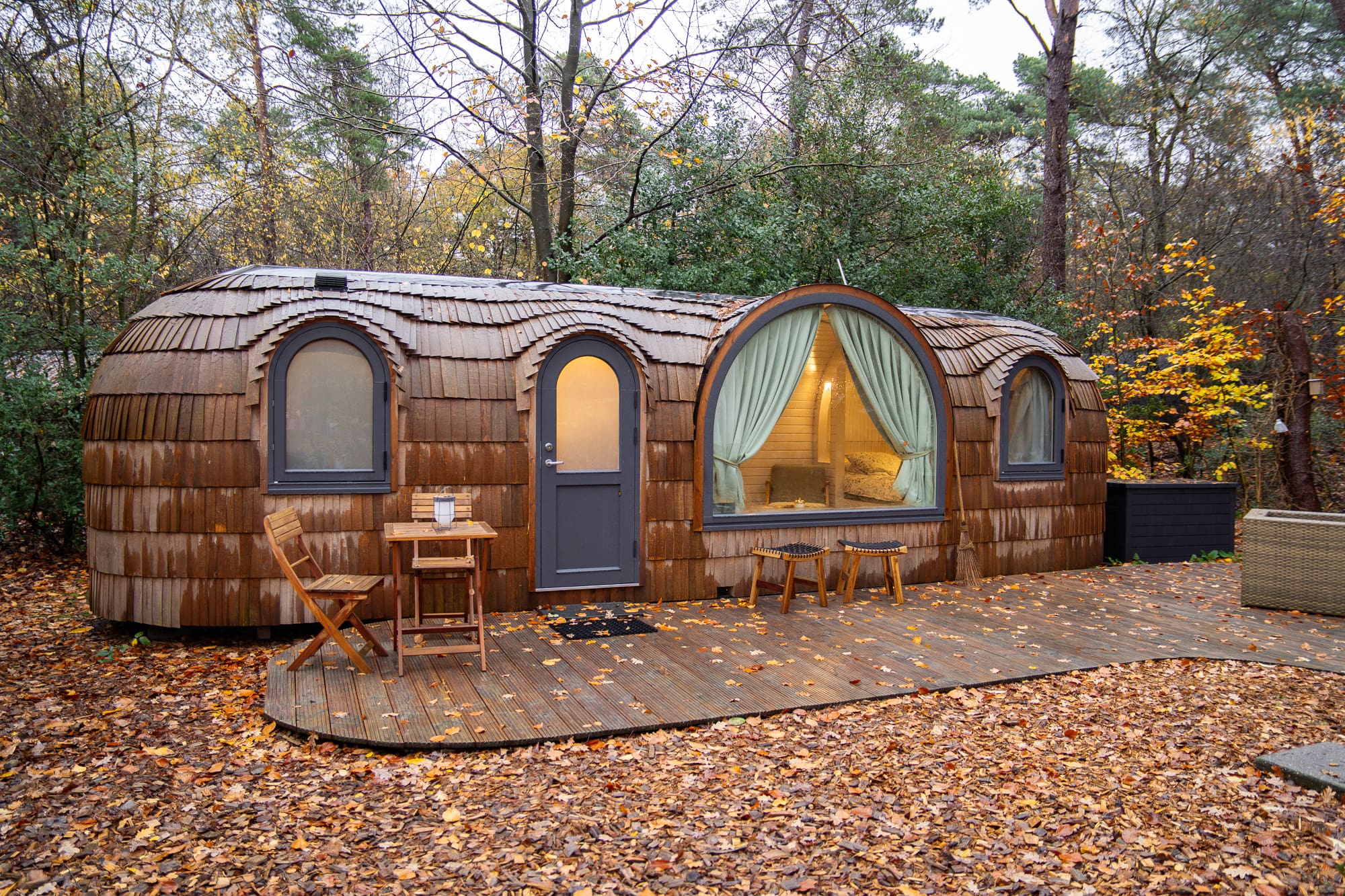 IGLU cabin op camping diever